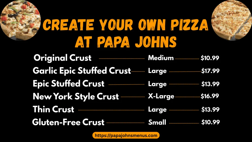 Create Your Own Pizza