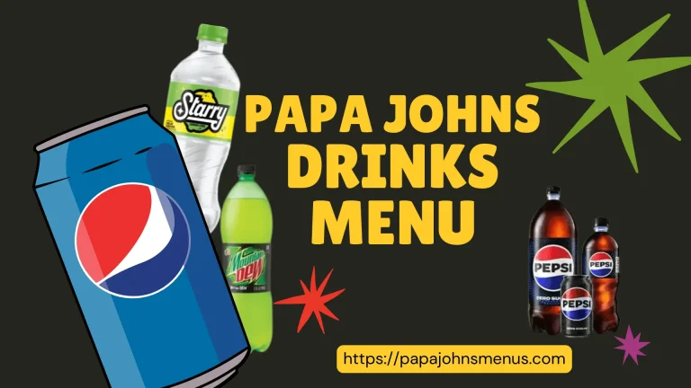 Papa Johns Drinks