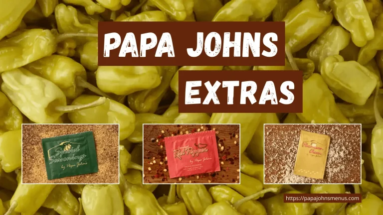 Papa Johns Extras